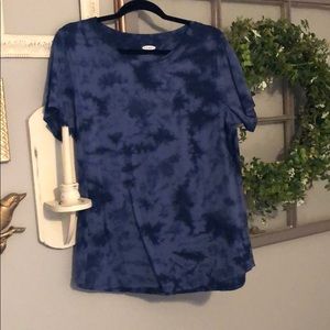 Blue tiedye old navy tee